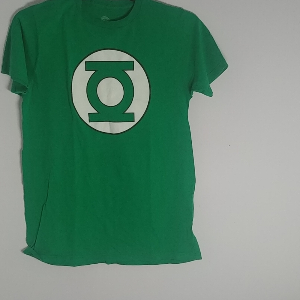 DC COMICS, medium, green shirt